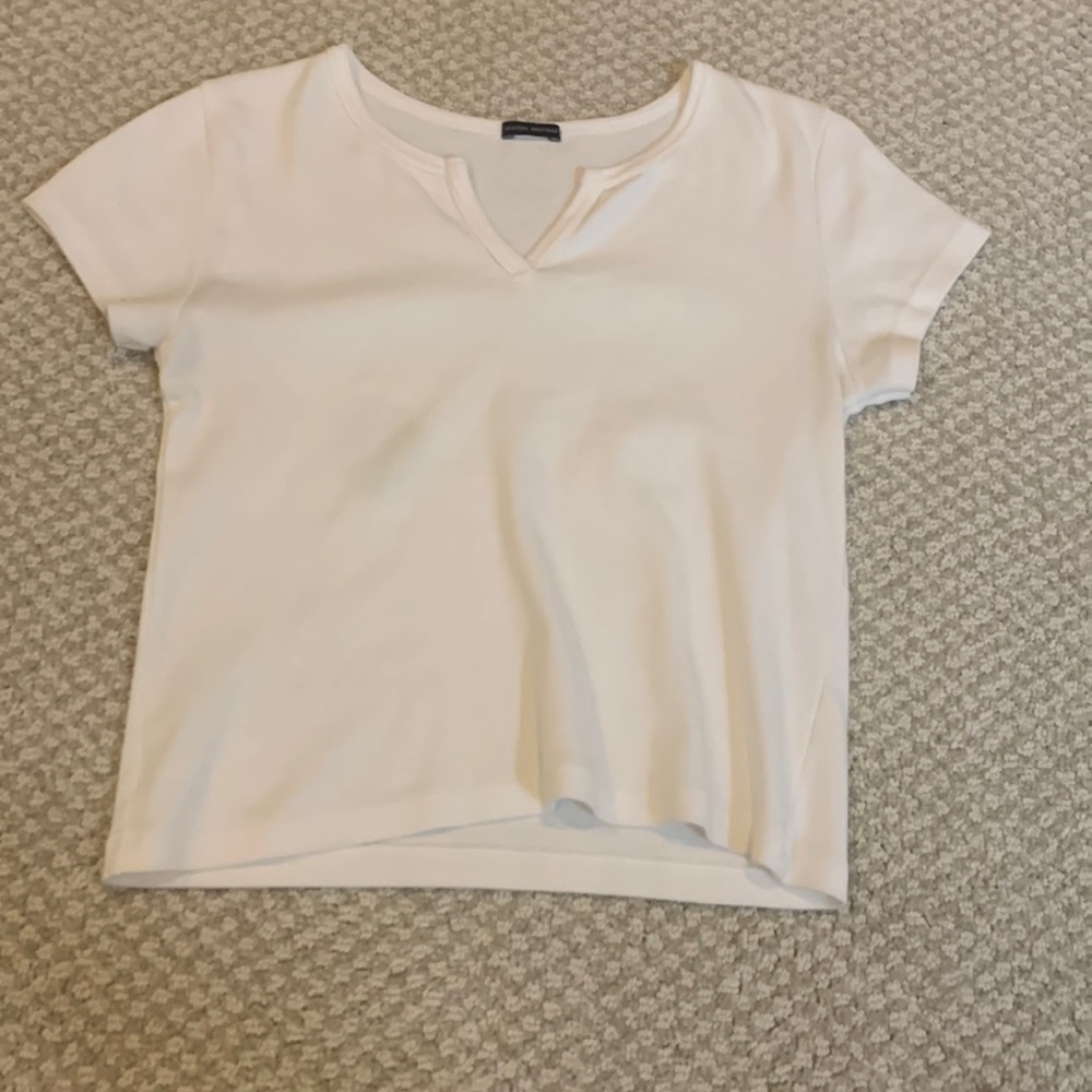 white Brandy melville shirt